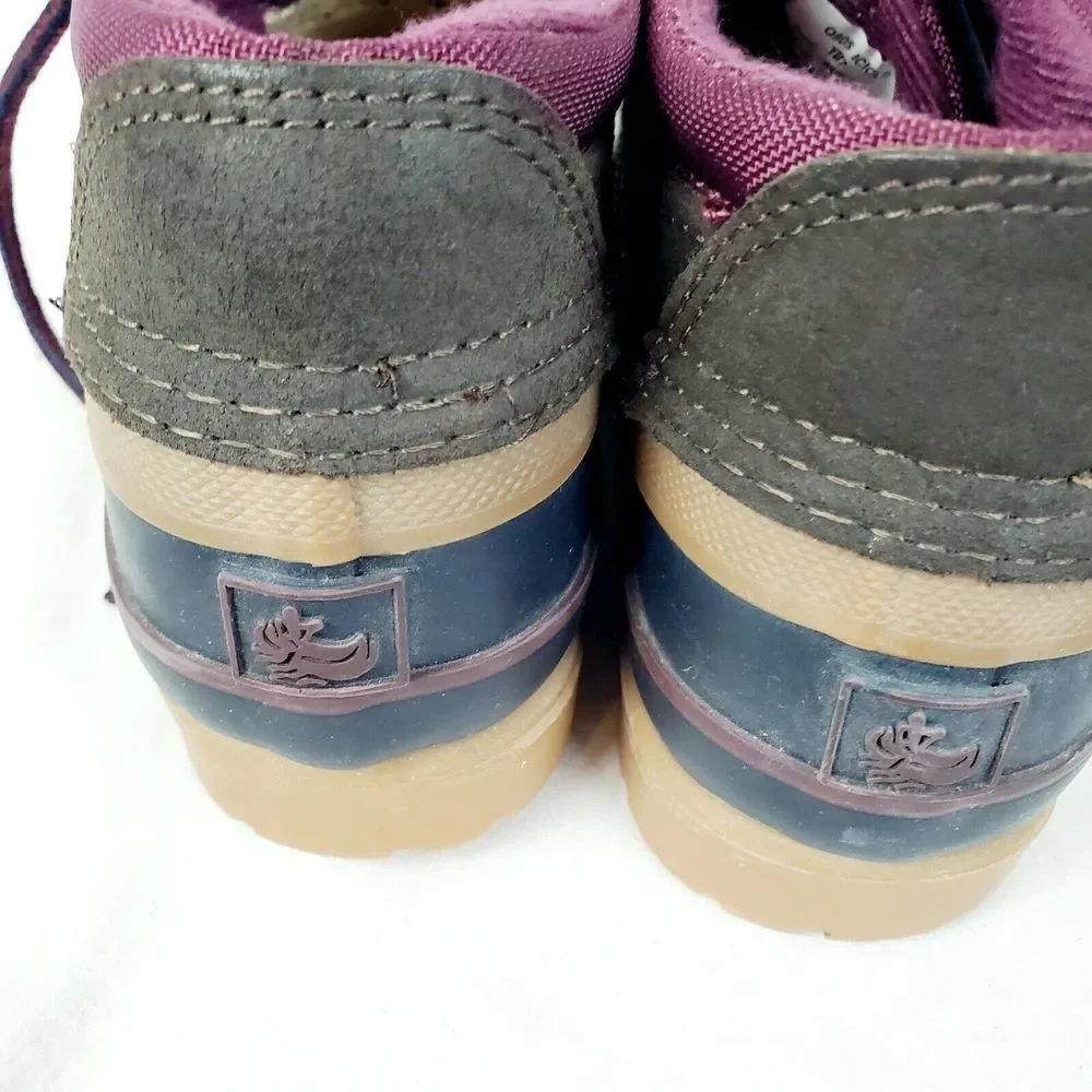 G.H. Bass Women's‎ Icicle Duck Rain Boots Blue Waterproof Size 6M